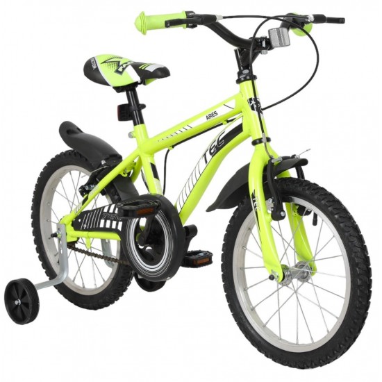 16 Jant Tec Aress 4-6 Yaş Çocuk Bisikleti Neon Sarı
