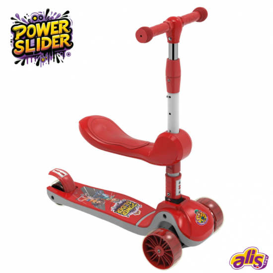 Aliş Power Slider Işıklı & Katlanır Scooter